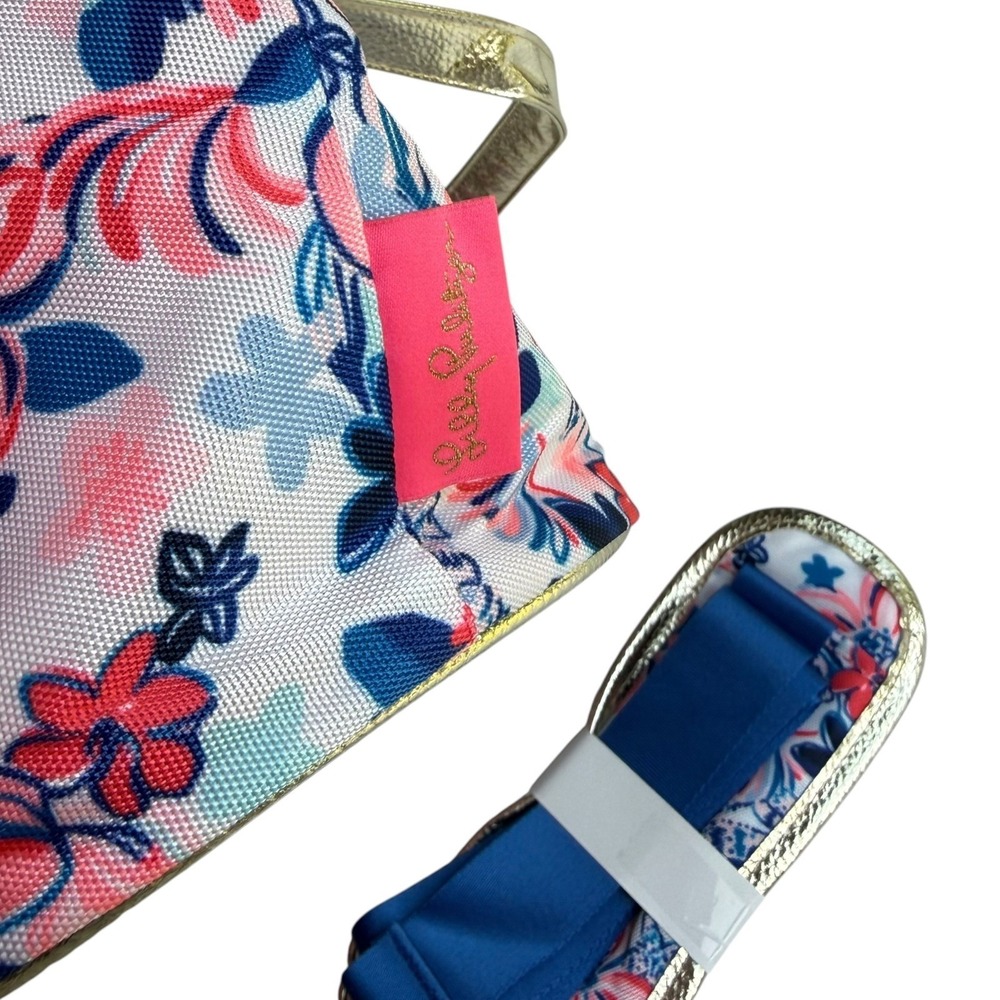 NEW Lilly Pulitzer Party Like A Lobster Insulated Beach Tote Cooler Bag‎ Pink - Picture 8 of 9